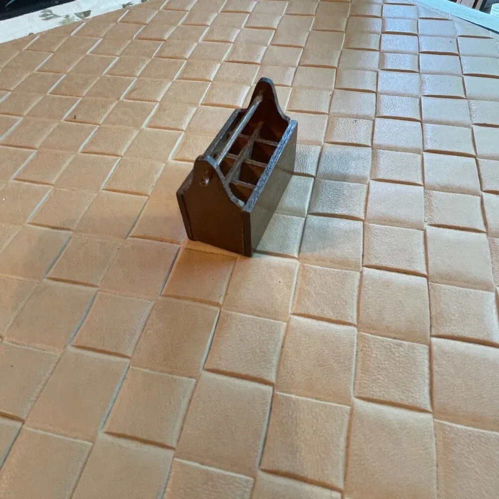 Miniature Dollhouse Wooden Vintage Milk Carrier